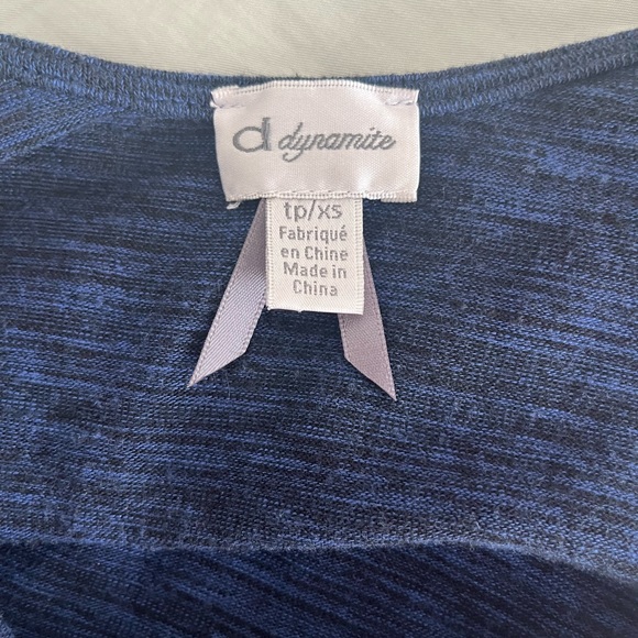 DYNAMITE Navy Blue Bodycon Dress - Picture 4 of 4